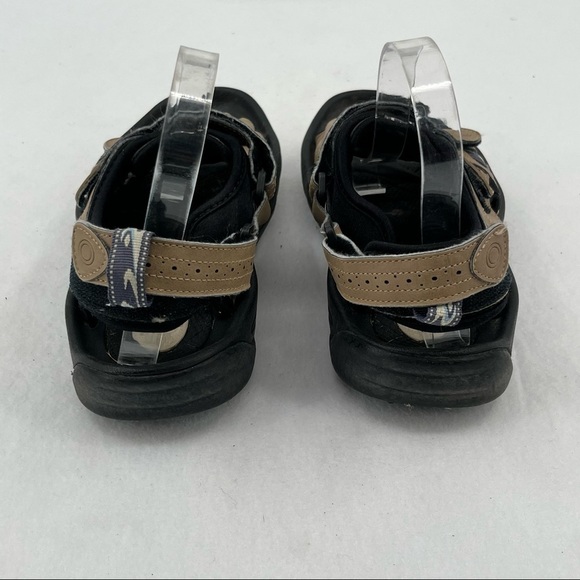 FOOTJOY Mens Golf Sandals Dark Taupe/Black with blue accents size: 9 - Picture 9 of 10